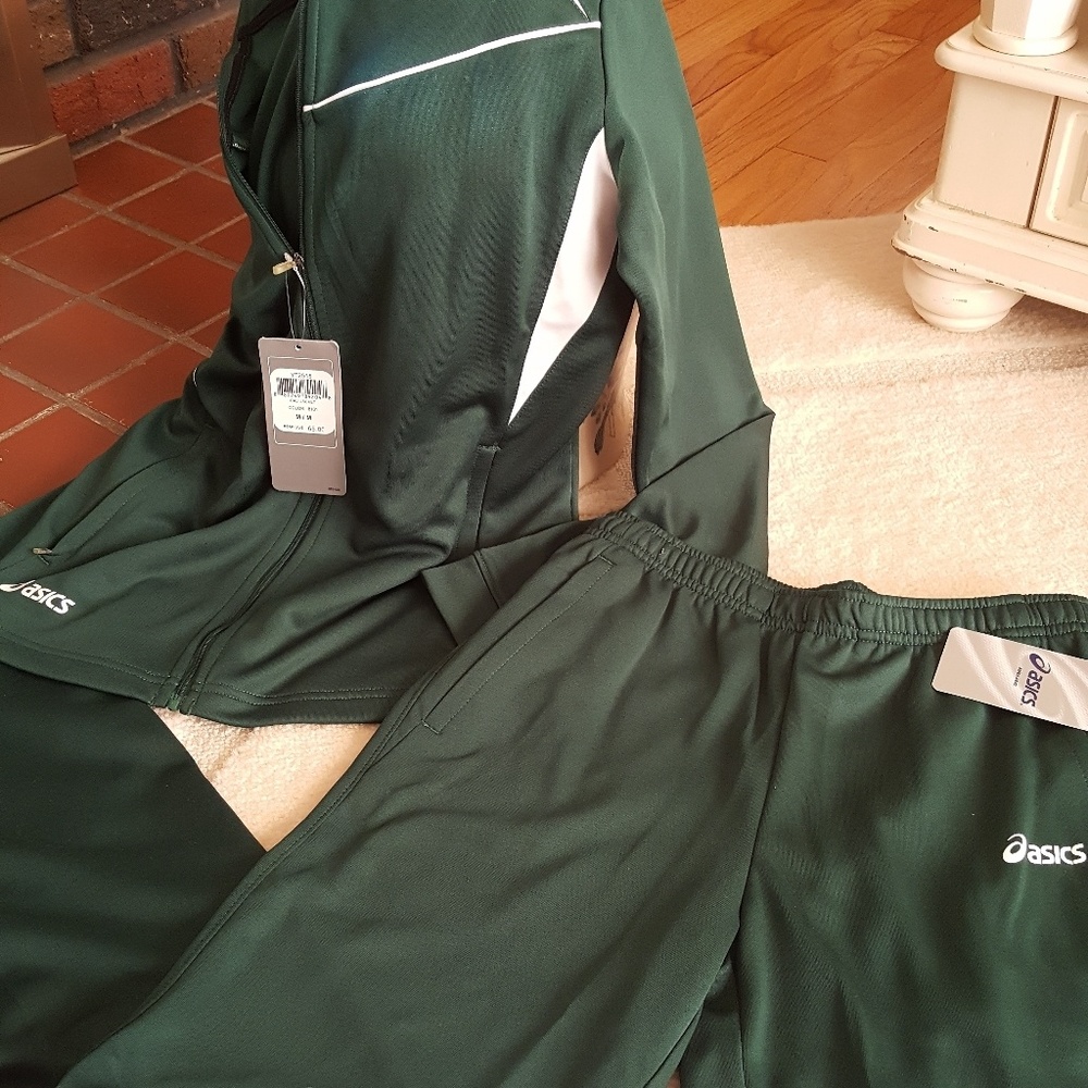 Asics jacket and pants NWT